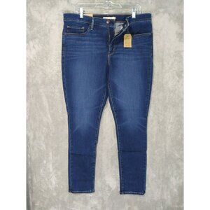 Levis 311 Jeans Womens 16 Blue Denim Shaping Skinny Mid Rise Dark Wash Stretch